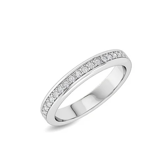 Full Eternity Diamond Wedding Band White Gold 24kdiamond