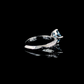 Vived Blue Lotus Cut Lab Grown Diamond Engagement Ring White Gold