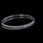4.00Ct Round Lab Grown Diamond Tennis Bracelet 18K White Gold 24kdiamond