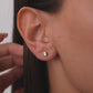Emerald Cut Diamond Earrings Stud 24kdiamond