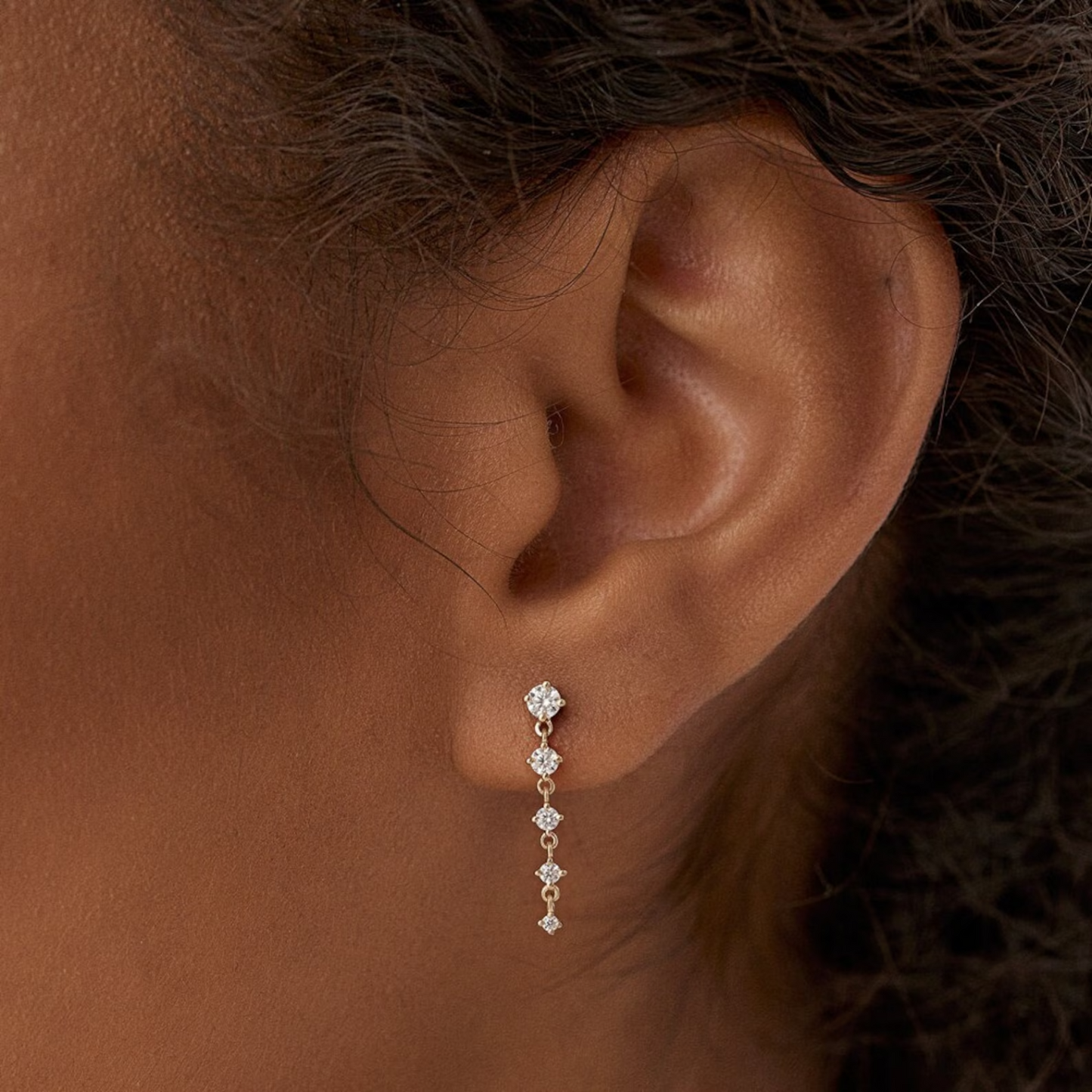 4 Prong Diamond Dangle Drop Earrings 24kdiamond