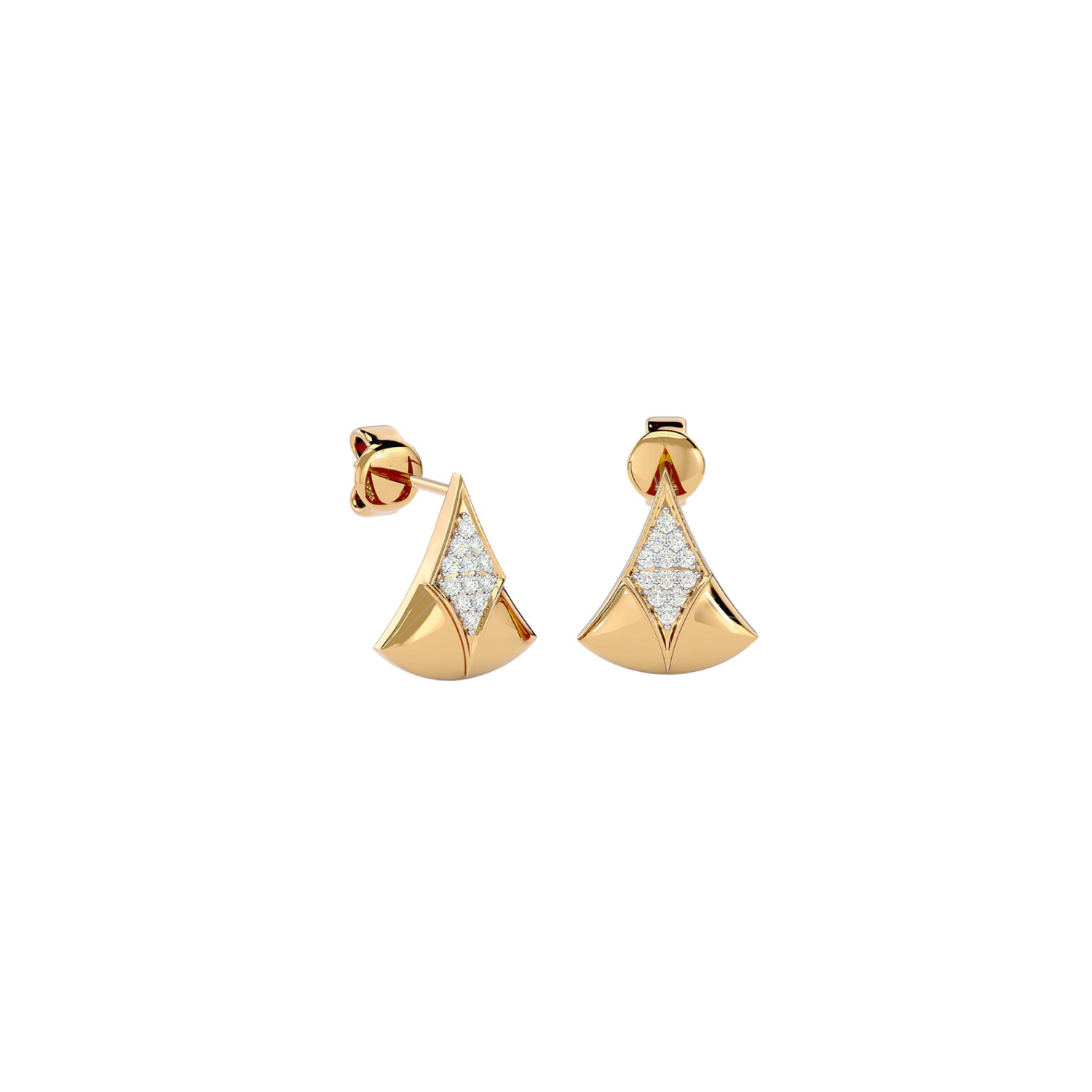 Bvlgari Divas Diamond Minimalist Earrings Stud 24kdiamond