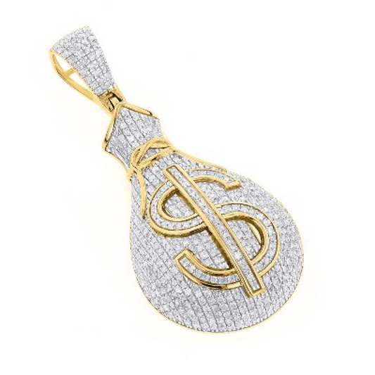 Dollar Hip Hop Diamond Pendant 24kdiamond