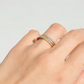 Half Eternity Minimalist Diamond Ring 24kdiamond
