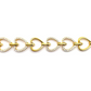 Heart Link Diamond Bracelet Yellow Gold 24kdiamond