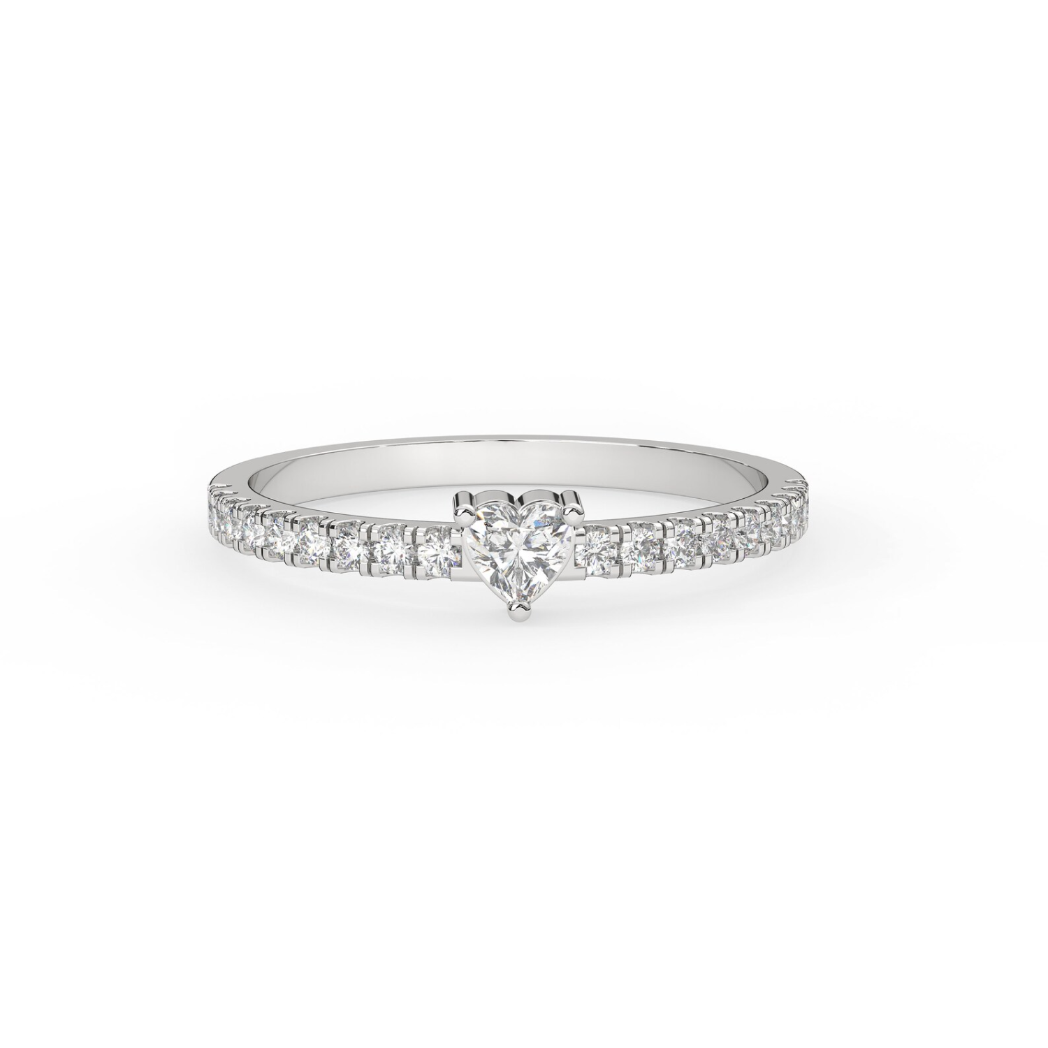 Heart Shape Diamond Ring 24kdiamond