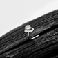 Heart Shaped Diamond Nose Stud Pin White Gold 24kdiamond