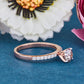 Light Brown Diamond Solitaire Engagement Ring Rose Gold 24kdiamond