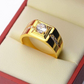 Men's Solitaire Diamond Ring 24kdiamond