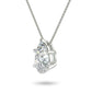 Pear Cut Diamond Pendant Necklace White Gold 24kdiamond