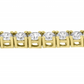 Single Line Tennis Bracelet 24kdiamond