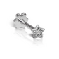 Small Star Threaded Nose Stud And Earrings 24kdiamond