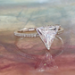 Triangle Shape Solitaire Diamond Ring 24kdiamond