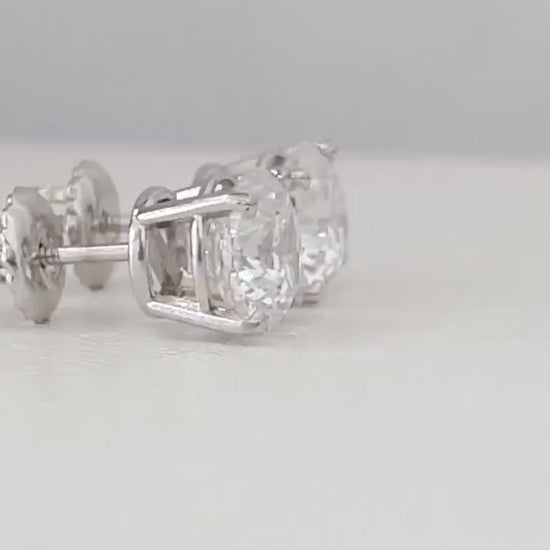 1.00 Carat Diamond Earrings Stud, 14Karat And 18Karat, Real Diamond And Lab Grown Diamond